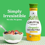Califia Farms - Organic Unsweetened Coconut Milk, 48 Oz, Dairy Free, Vegan, Plant Based, Non GMO, Low Calorie, USDA Organic