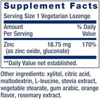 Life Extension Zinc Lozenges – Citrus-Orange Flavor – for Healthy Protein Synthesis & Immune Health - Inflammation Management Supplement - Gluten-Free, Non-GMO – 60 Vegetarian Lozenges