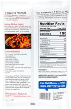A Taste of Thai Fettuccine Rice Noodles (Straight Cut)| Restaurant-Quality Thai Flavor in Minutes | Vegan, Gluten-Free,Wheat Free, Non-GMO| Perfect for Stir-Fries, Soup & Asian Dishes 16 oz, Pack of 6