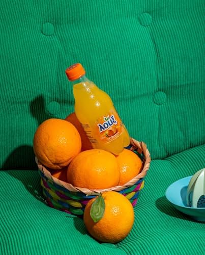Loux | Greek Soft Drink | Orange | Pack of 12 | 330ml