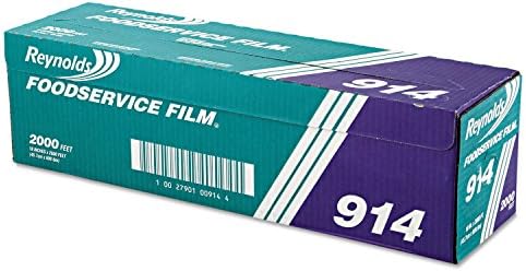 18" x 2000' Wrap PVC Film Roll with Cutter Box