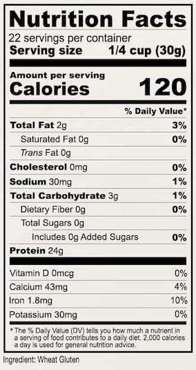 Anthony's Vital Wheat Gluten, 1.5 lb, High in Protein Flour, Vegan, Non GMO, Keto Friendly, Low Carb