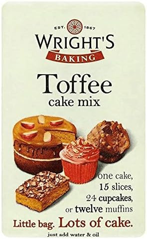 Wright's Baking Toffee Cake Mix 500g (Pack of 5)