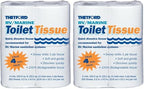 Thetford RV/Marine Toilet Tissue - Toilet Paper for RV and Marine - 1-ply - 4 rolls - Thetford 20804 (Pack of 2)