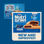 Nutri-Grain Soft Baked Breakfast Bars, Kids Snacks, Whole Grain, Blueberry (6 Boxes, 48 Count)