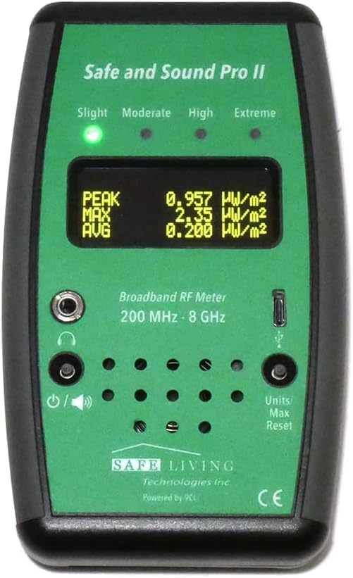 Safe and Sound PRO II Radio Frequency Meter 200MHz - 8GHz