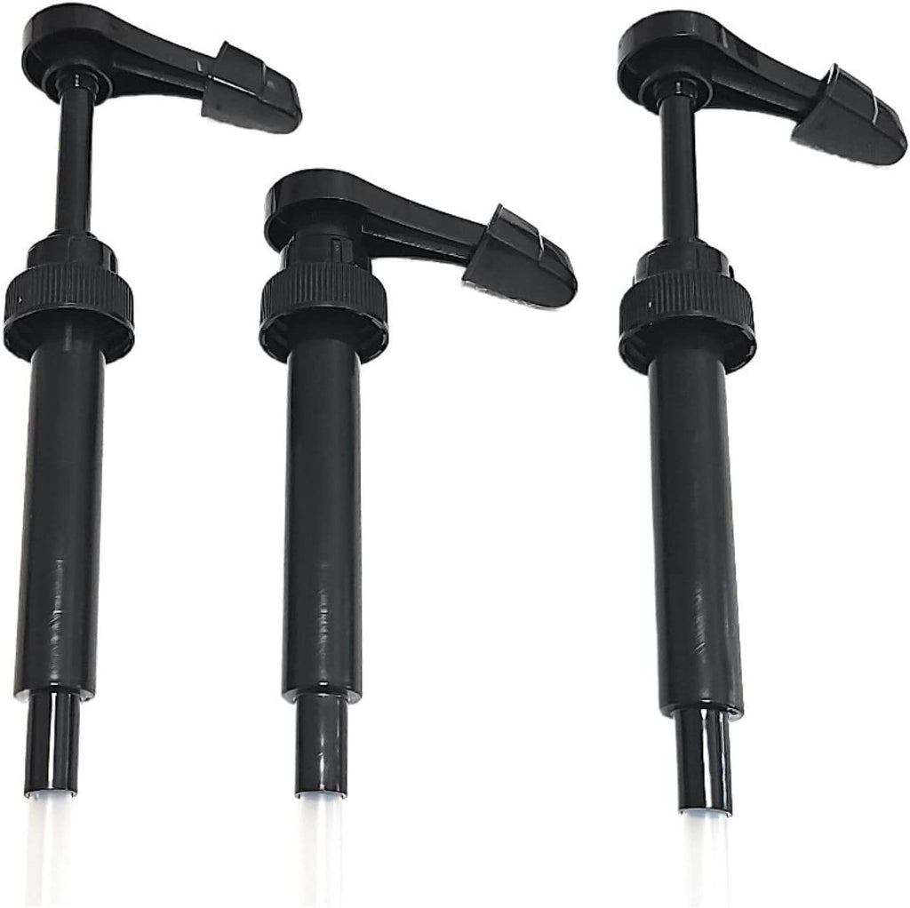 Syrup Pump with Tip Cover for Jordan’s Skinny Syrups Mixes 750ml (25.4 fl.oz) Bottles (Pack of 3). FDA Compliant. BPA Free. Product of Bayside Traders®