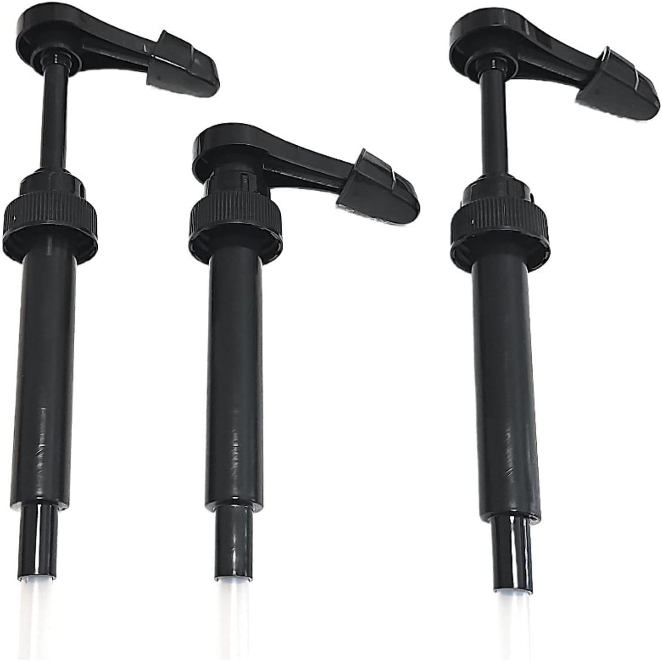 Syrup Pump with Tip Cover for Jordan’s Skinny Syrups Mixes 750ml (25.4 fl.oz) Bottles (Pack of 3). FDA Compliant. BPA Free. Product of Bayside Traders®