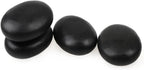 4 Pcs Hot Massage Stones Set Natural Basalt Warm Rocks Kit for Home Spa Massager