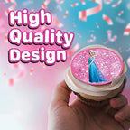 30 x Edible Cupcake Toppers Themed of Princess Collection of Edible Cake Decorations | Uncut Edible on Wafer Sheet