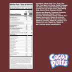 Cocoa Puffs, Chocolate Breakfast Cereal with Whole Grains, Giant Size, 25.8 oz