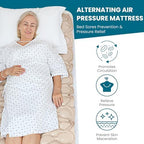 Kekoy Alternating Air Pressure Mattress Pad, Bed Sore Prevention, Hospital Bed Mattress Topper with Whisper Quiet Pump & Waterproof Heat Resistant Ulcer Cushion Pad for Home Use 75" x 35"-Beige