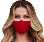 Washable Face Mask with Non-Adjustable Ear Loops & Nose Wire