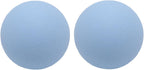 Hard Lacrosse Ball Massage Ball Therapy. Firm Trigger Point Massager Tool for Deep Tissue Yoga Physiotherapy Myofascial Release Muscle Relax Plantar Fasciitis Pain Relief (2 Pack) (Blue)