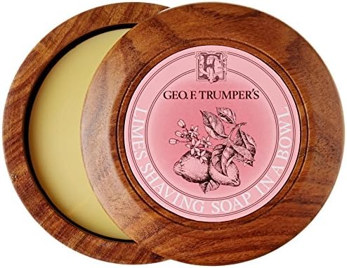 Geo F. Trumper Limes Shaving Soap in Wooden Bowl