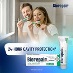 Biorepair Total Protection Plus Toothpaste w/microRepair Hydroxyapatite - Bad Breathe - Remineralize & Repair Enamel - Reduce Tatar & Plaque - Tooth Decay - Acid Erosion - No Fluoride - 2.54oz