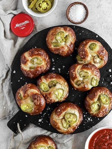 Mezzetta Pickled Jalapeno Peppers Jar Variety Pack - Includes: Hot & Tamed Jalapeño - Gluten Free, Kosher, Keto, Packed Fresh in California - Medium & High Heat - 16 Oz - Pack of 2
