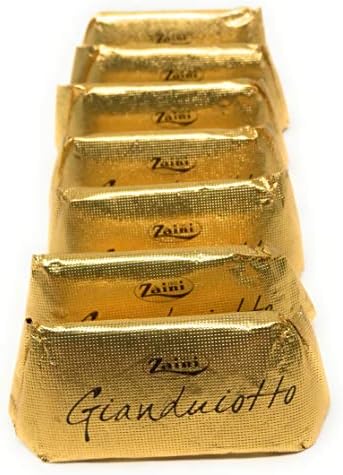 Zaini, Gianduiotto Chocolate W/ 24% piedmontese Hazelnut In Classic Gold Foil 10gr ea 1000g (aprox 100 pcs)