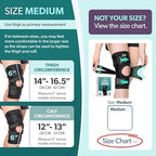 BraceAbility J Patella Knee Brace - Lateral Patellar Stabilizer with Medial and J-Lat Support Straps for Dislocation, Subluxation, Patellofemoral Pain, Left or Right Kneecap Tracking (Medium)