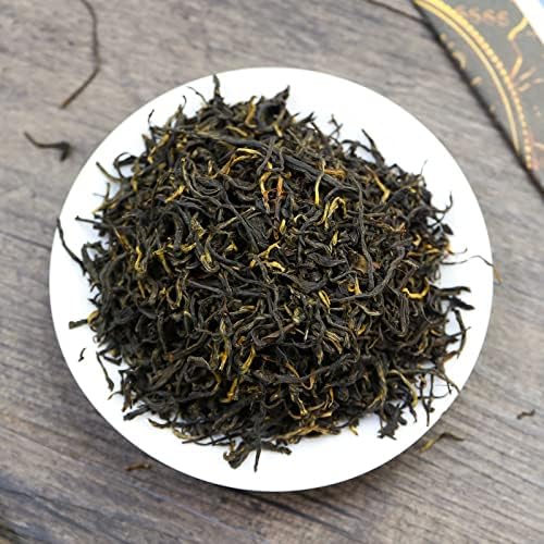 FullChea - Golden Monkey Tea - Chinese Black Tea Loose Leaf with Gold Tips - Health Tea (8.8oz / 250g)