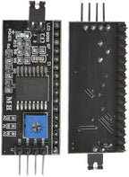 5Pcs PCF8574T I2C IIC Expansion Board Converter Module, Support LCD1602 LCD2004 Blue Backlight LCD Display Adapter Plate, with Integrated Circuits, for Arduino Robot UNO R3 MEGA DIY