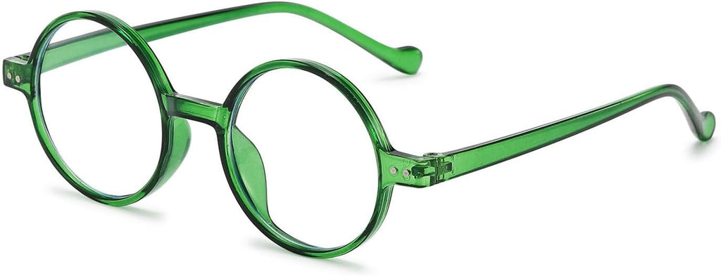 Retro Round Blue Light Blocking Reading Glasses Circle Frame Readers for Women Men Computer Eyeglasses
