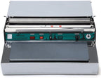 Heating Film Sealing Machine, Hand Food Wrap Film Dispenser Wrapper Wrapping Machine for Fruit Tray Food Packaging, 18 inch