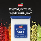 Badia Kosher Salt, 8 oz – Essential Kitchen Kosher Salt for Grilling, Cooking & Everyday Seasoning