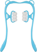 Neck Massager 6 Balls Manual Roller Multifunctional Handheld Massager for Neck, Back, Shoulder and Leg Muscle Relaxation