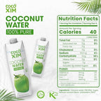 COCOXIM Ready to Drink Pure Coconut Water - 33.8 oz (Pack of 12)| Zero Added Sugar |100% Natural & Fresh with Electrolytes & Nutrients | Halal & Kosher Certified | Alternative to Soda, Soft Drinks and Sports Drinks