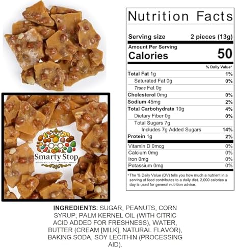 Home Style Peanut Brittle Candy by Smarty Stop (3 Pound (Pack of 1))