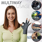 Medipaq Anti-Arthritis Gloves (Pair) - Providing Warmth and Compression to Help Increase Circulation Reducing Pain and Promoting Healing 1X Pair (Medium)