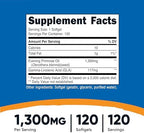 Nutricost Evening Primrose Oil 1,300mg, 120 Softgels - Cold Pressed, Non-GMO, Gluten Free, 120 Servings