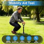 Mobility Aid Tool, 5 Height Adjustable Standing Assist Devices, Stand Assist Aid for Elderly, Elderly Lift Assist Supports Equipment for Gardening Weeding Floor Maintenance