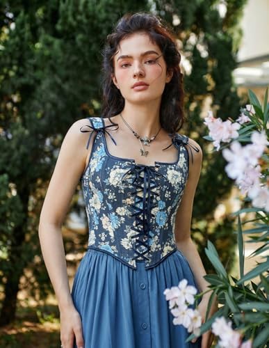 Scarlet Darkness Women Renaissance Corset Pirate Bustier Top Bodice Bodyshaper
