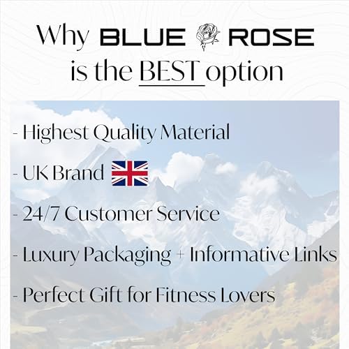 Blue Rose Lung Trainer Breathing Exercise Device for Lungs Adjustable Breathing Trainer for Endurance Pulmonary Capacity and Respiratory Muscle Strength