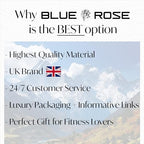 Blue Rose Lung Trainer Breathing Exercise Device for Lungs Adjustable Breathing Trainer for Endurance Pulmonary Capacity and Respiratory Muscle Strength