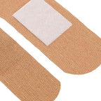 DECHOUS 100pcs Waterproof Elastic Knuckle Bandages Breathable Fabric Adhesive Bandages Flexible Finger Wraps for Outdoor Sports and First Aid