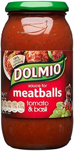 Dolmio Sauce for Meatballs Tomato & Basil (500g) - Pack of 2