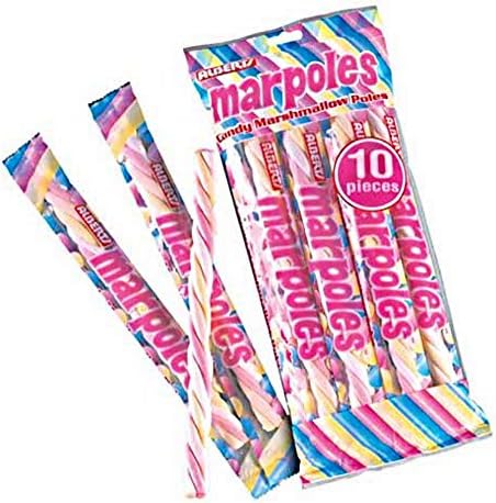 Alberts Marpoles Marshmallow Candy Twists (10 Pack)