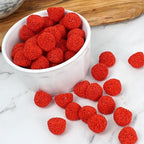 Red Berries With Nonpareils, Red Berry Flavor, Red Candy Gummies, The Hampton Popcorn & Candy Company, 1 Pound Bag (Red Berries With Seeds)