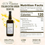 ROI Extra Virgin Olive Oil from Italy - Cucina Ligurian, First Cold Pressed, Pure, Polyphenol Rich Italian EVOO - 34 fl oz (1 Liter)