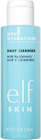 e.l.f. SKIN Holy Hydration! Daily Cleanser, Face Cleanser For Washing Away Excess Oil, Impurities & Makeup, Made With Hyaluronic Acid, Vegan & Cruelty-Free