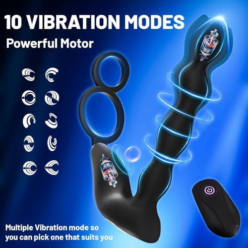 Newly Portable 10 Modes Prostrate Device and one-Touch Recovery Portable Soft Silicone Easy to wear Silent and Waterproof Beautifully Packaged Man Ladies Gift Pleasure Z19K4