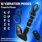 Newly Portable 10 Modes Prostrate Device and one-Touch Recovery Portable Soft Silicone Easy to wear Silent and Waterproof Beautifully Packaged Man Ladies Gift Pleasure Z19K4
