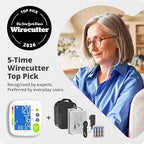 Greater Goods Bluetooth Smart Blood Pressure Monitor for Home Use – Automatic Digital Upper Arm BP Machine with 8.7”–16.5” Cuff, iOS & Android App Compatible, Large Backlit Display