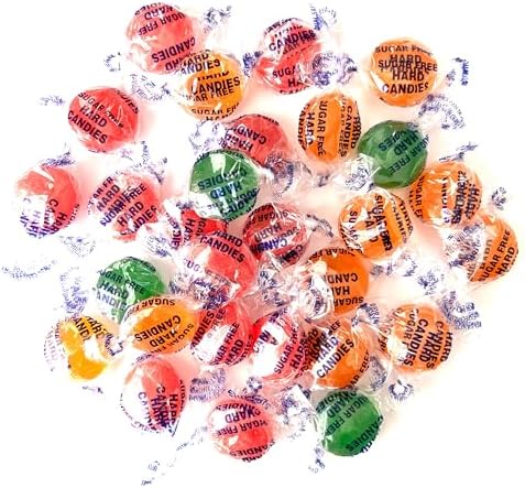 Hard Candy, Sugar Free, Assorted Fruit Flavors