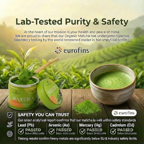 ZenRitual Ceremonial Grade Matcha Powder - Pure Organic Green Tea, 1.41 oz (40 Single Servings) Tin - Authentic Stone Ground, Eurofins Tested - Zero Sugar, Best for Oat Milk Latte, Smoothies & To Go (Vegan, Keto)