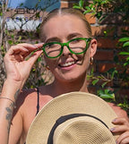 Eyekepper Cat Eye Reading Glasses for Women Oversize Ladies Readers - Green +2.50