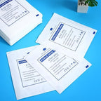 50pcs Non-Stick Gauze Pads 10x10cm Medical Bandaging Supplies Highly Absorbent Gauze Swabs for Emergency First Aid Care
